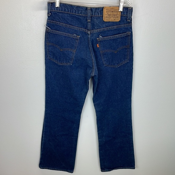 ⭐️Vtg 80’s Levi’s 517 orange tab Mens jeans EUC see measurements. Made in USA - Picture 2 of 8